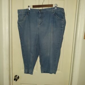 Faded glory jean shorts womans stretch 20W